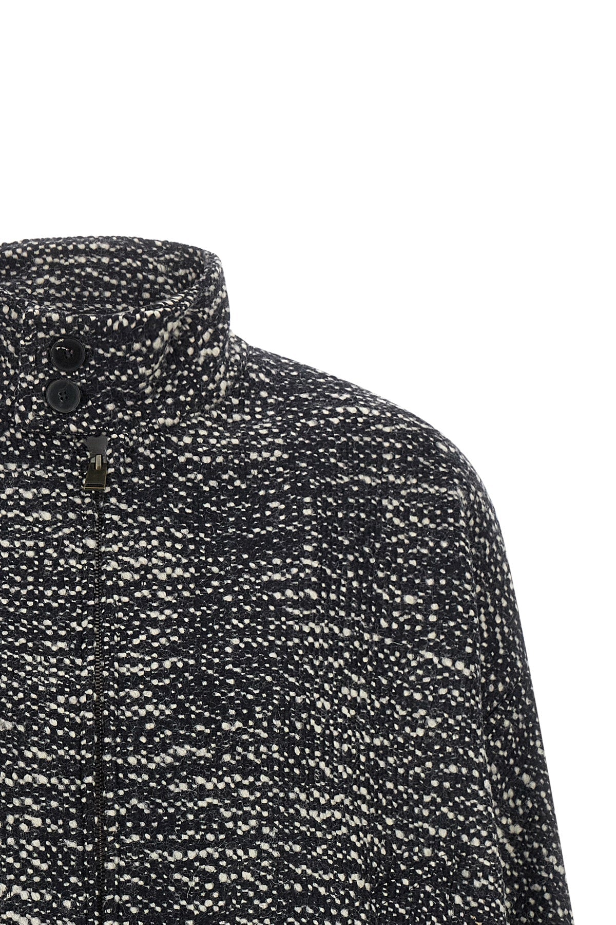 Lee Bouclé Wool Bomber Jacket