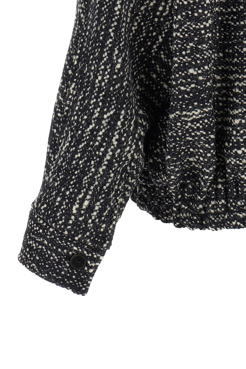 Lee Bouclé Wool Bomber Jacket