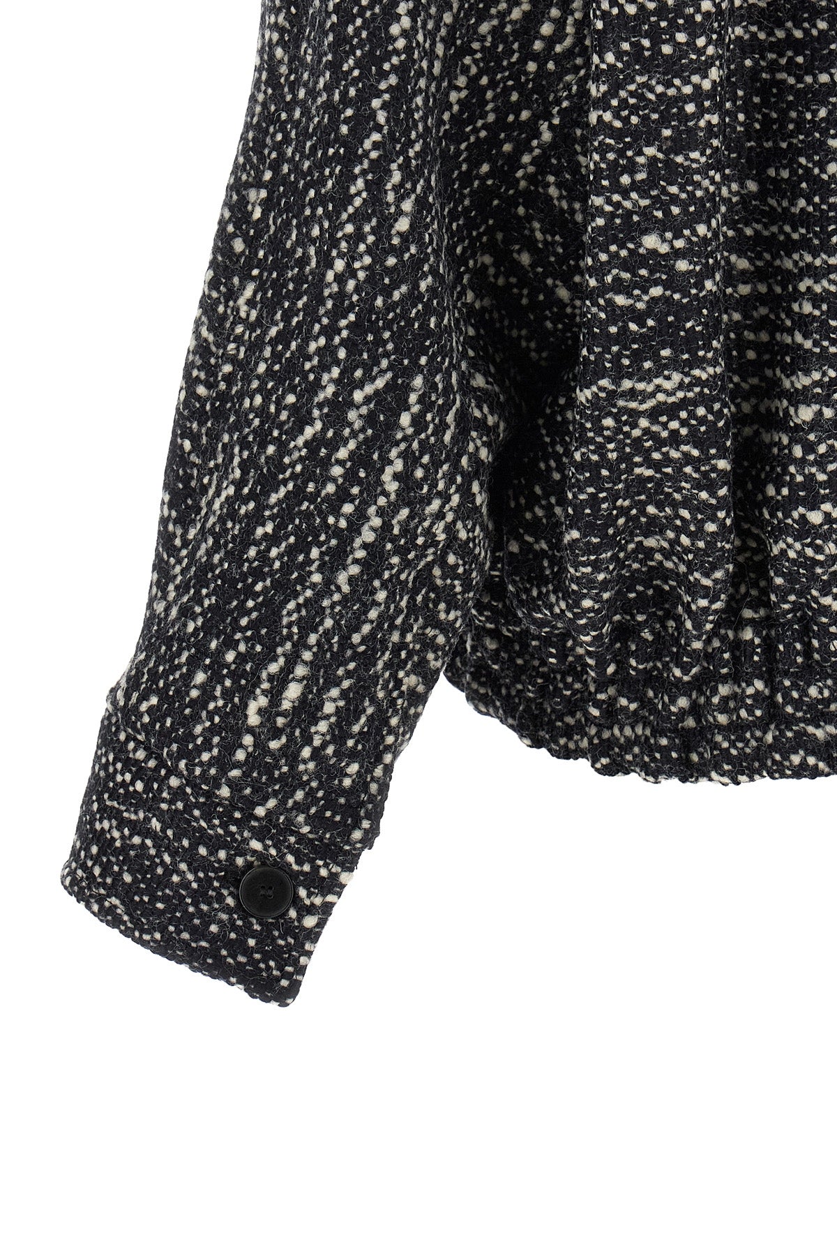Lee Bouclé Wool Bomber Jacket