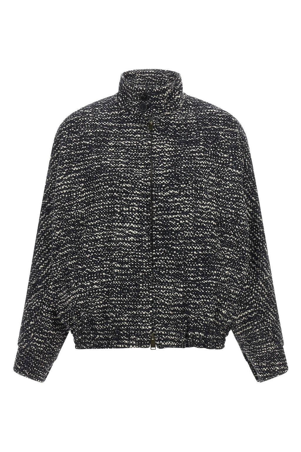 Lee Bouclé Wool Bomber Jacket