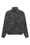 Lee Bouclé Wool Bomber Jacket