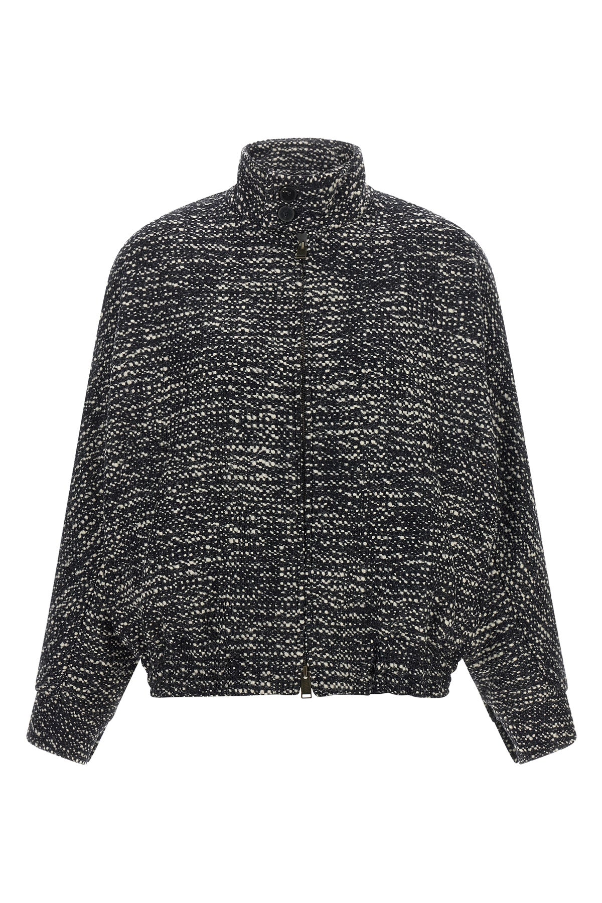 Lee Bouclé Wool Bomber Jacket