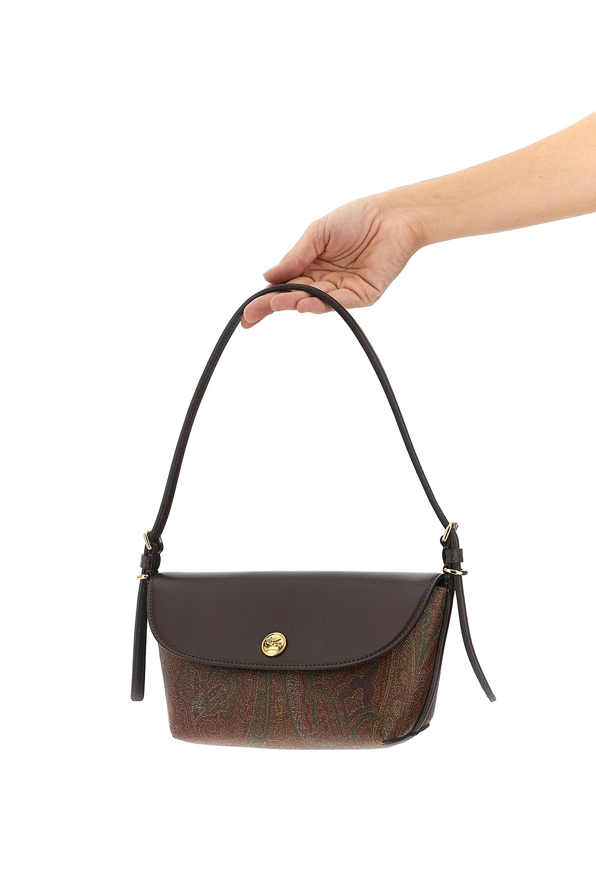 Etro Shoulder Bag With Pegaso Plaque