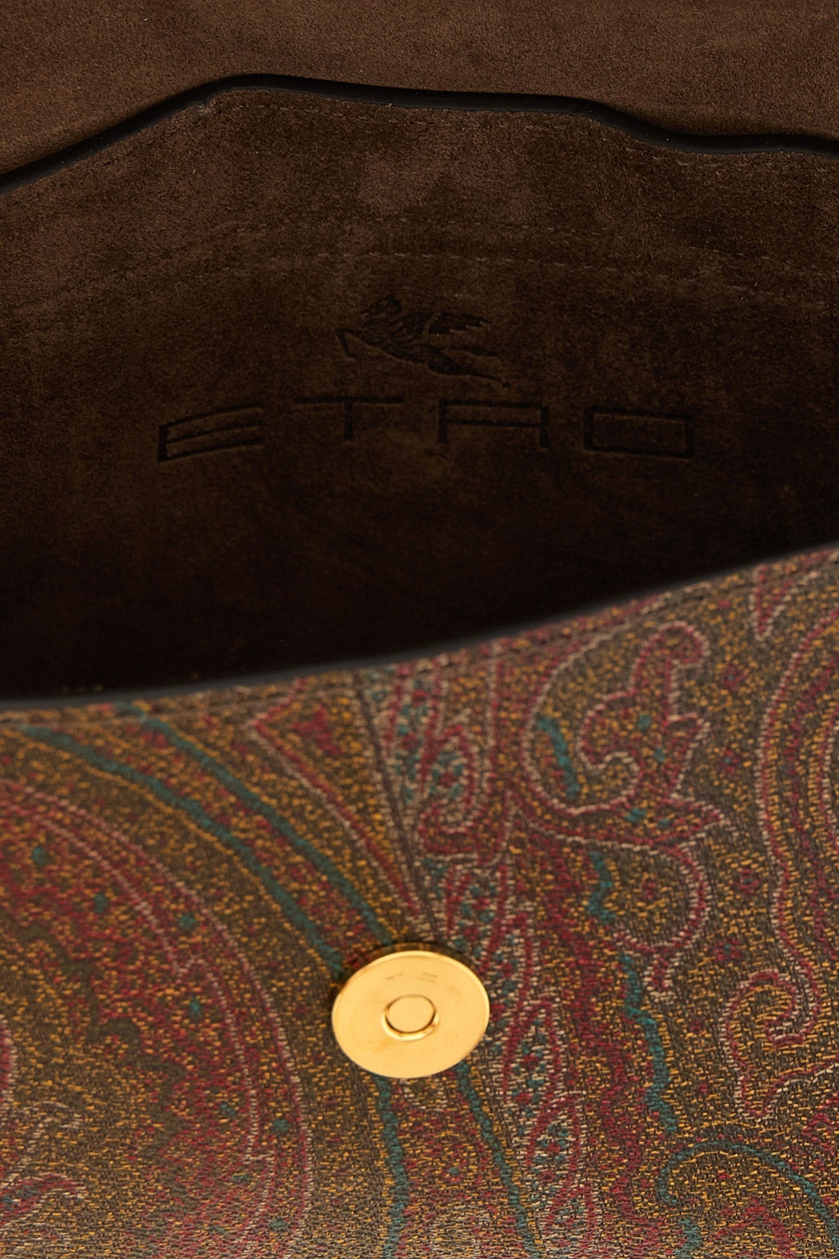 Etro Shoulder Bag With Pegaso Plaque