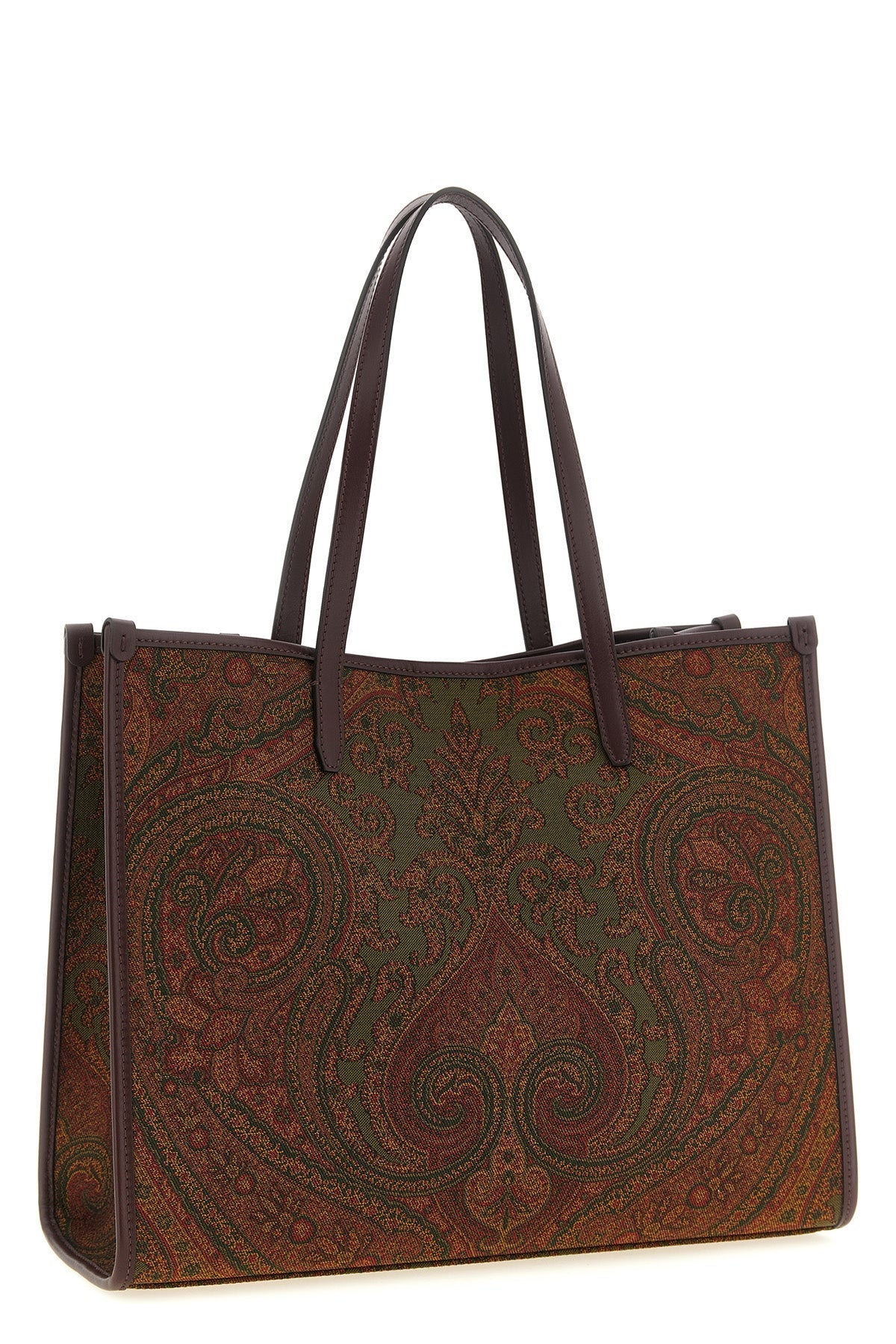 Etro Shopping Bag With Jacquard Paisley Motif