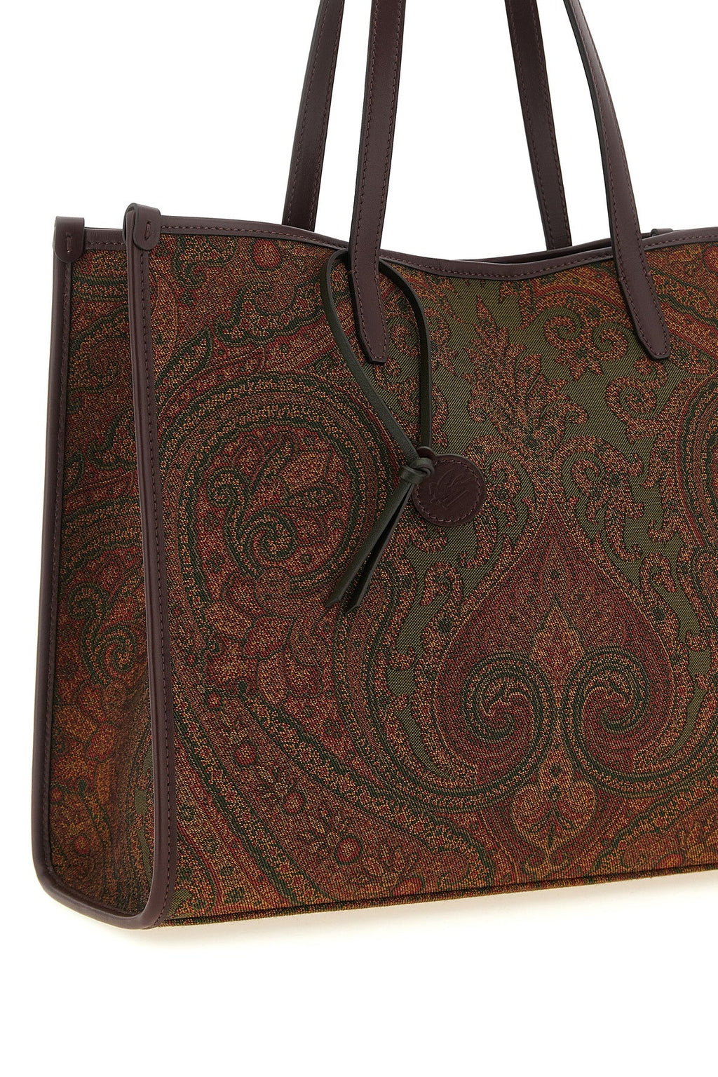 Etro Shopping Bag With Jacquard Paisley Motif