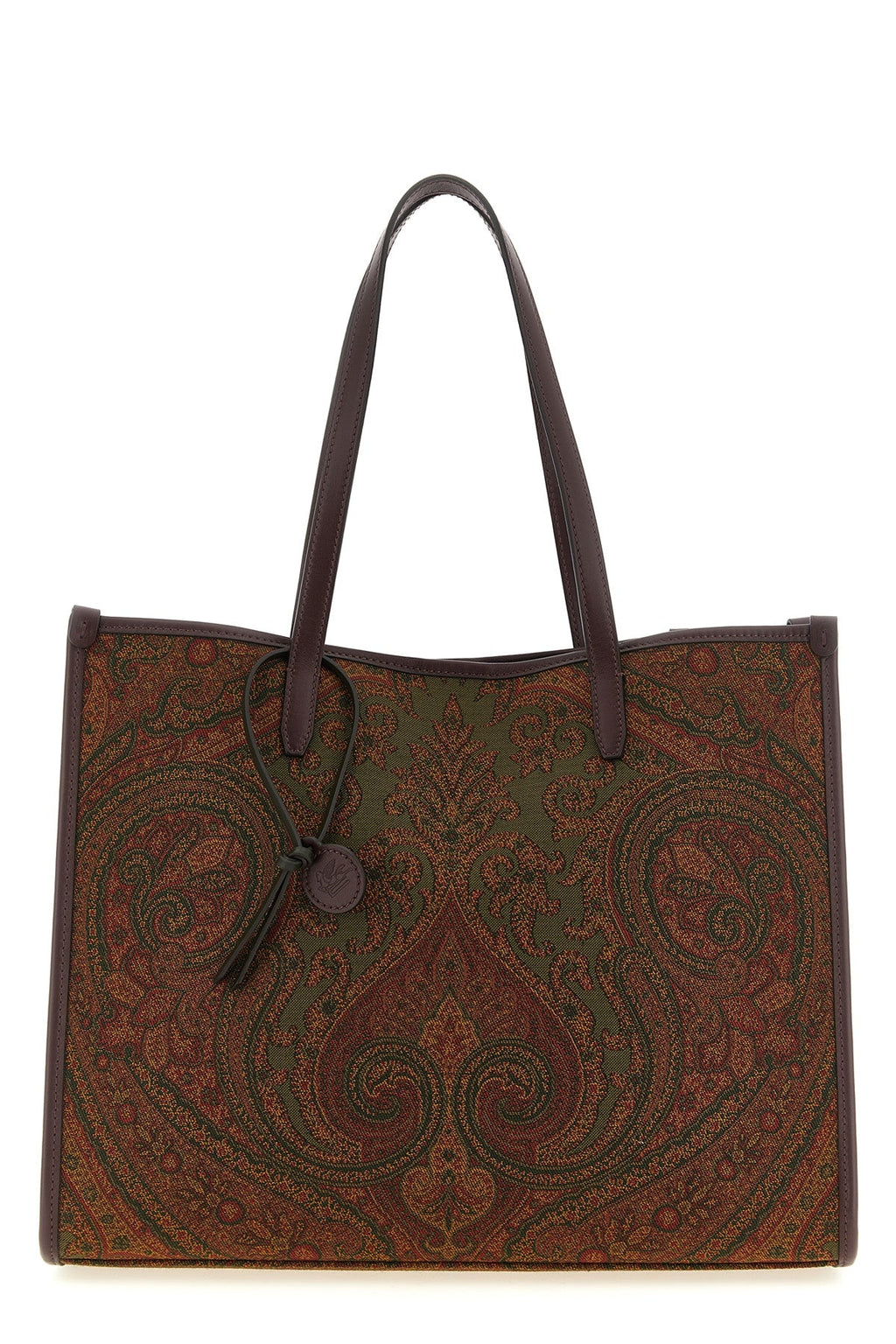 Etro Shopping Bag With Jacquard Paisley Motif