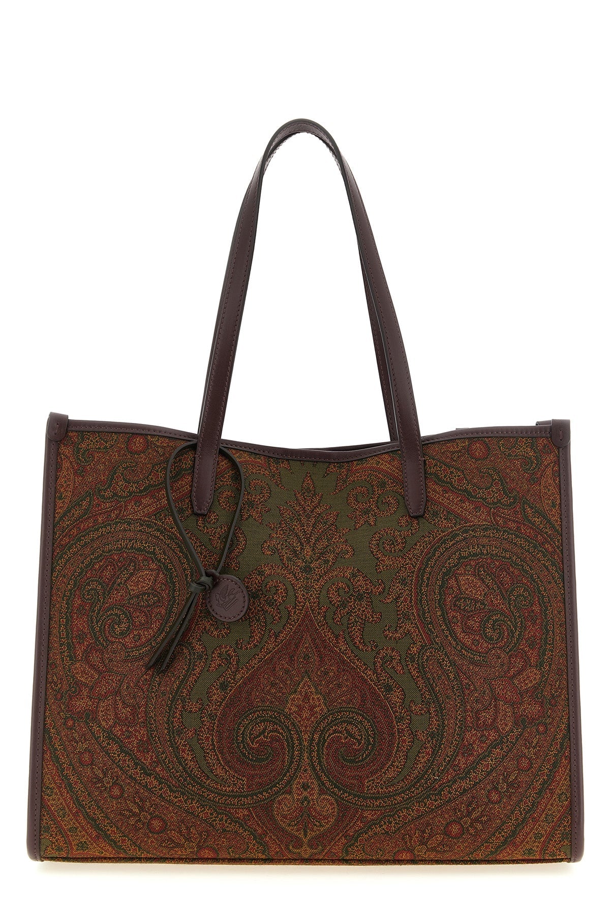 Etro Shopping Bag With Jacquard Paisley Motif