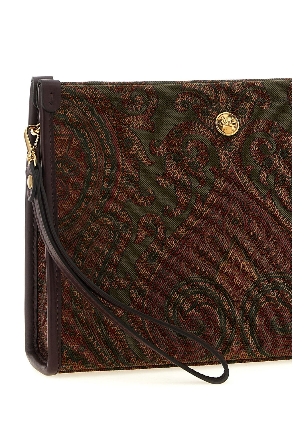 ETRO Jacquard Fabric Pouch With Pegaso Detail
