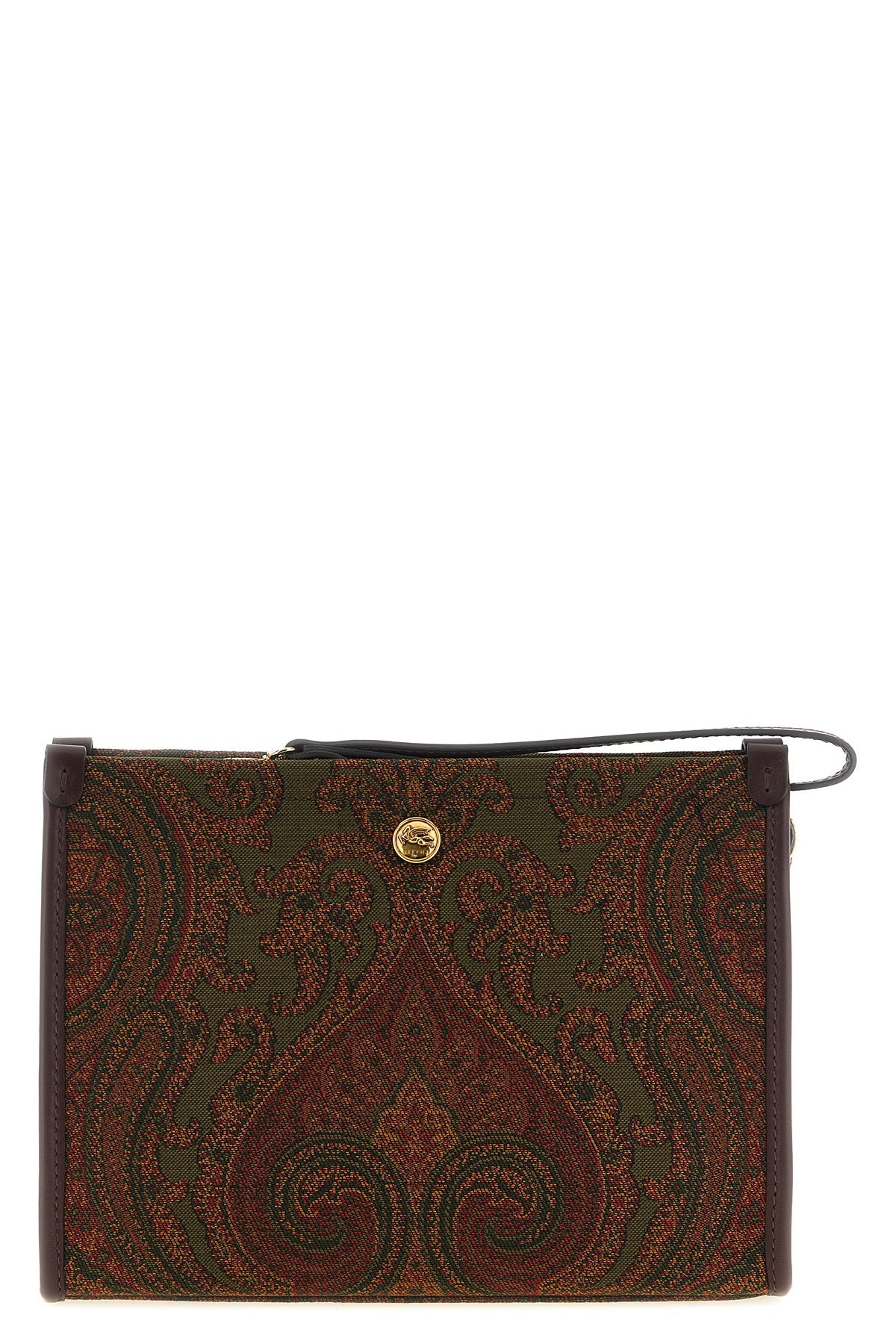ETRO Jacquard Fabric Pouch With Pegaso Detail