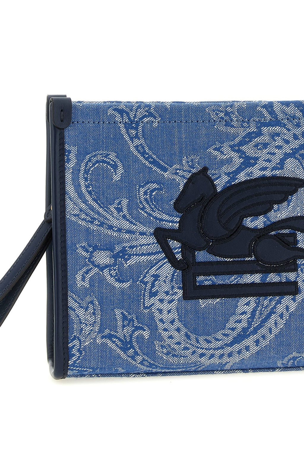 ETRO Jacquard Pochette with Pegaso Detail