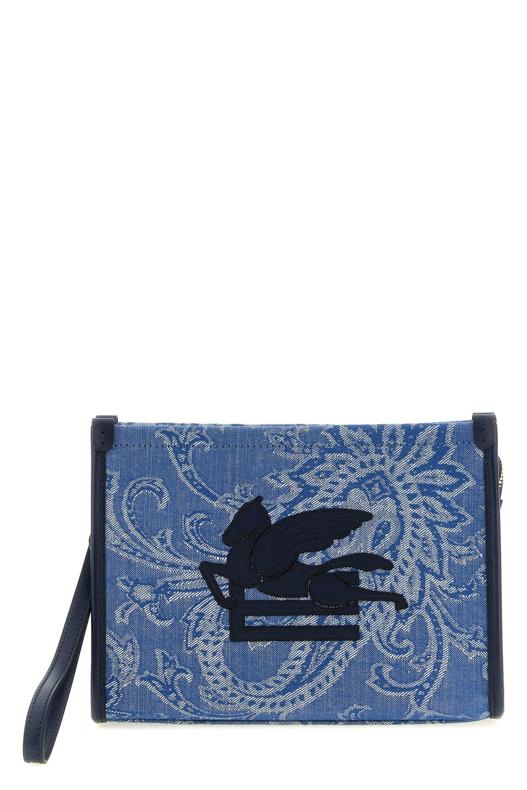 ETRO Jacquard Pochette with Pegaso Detail