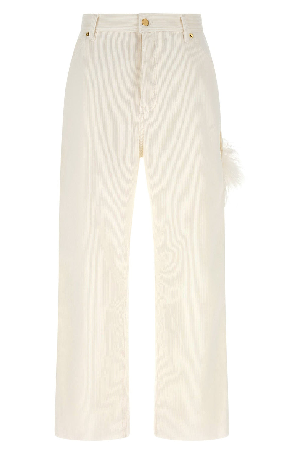DARKPARK Carpenter Pants - Feather Detail
