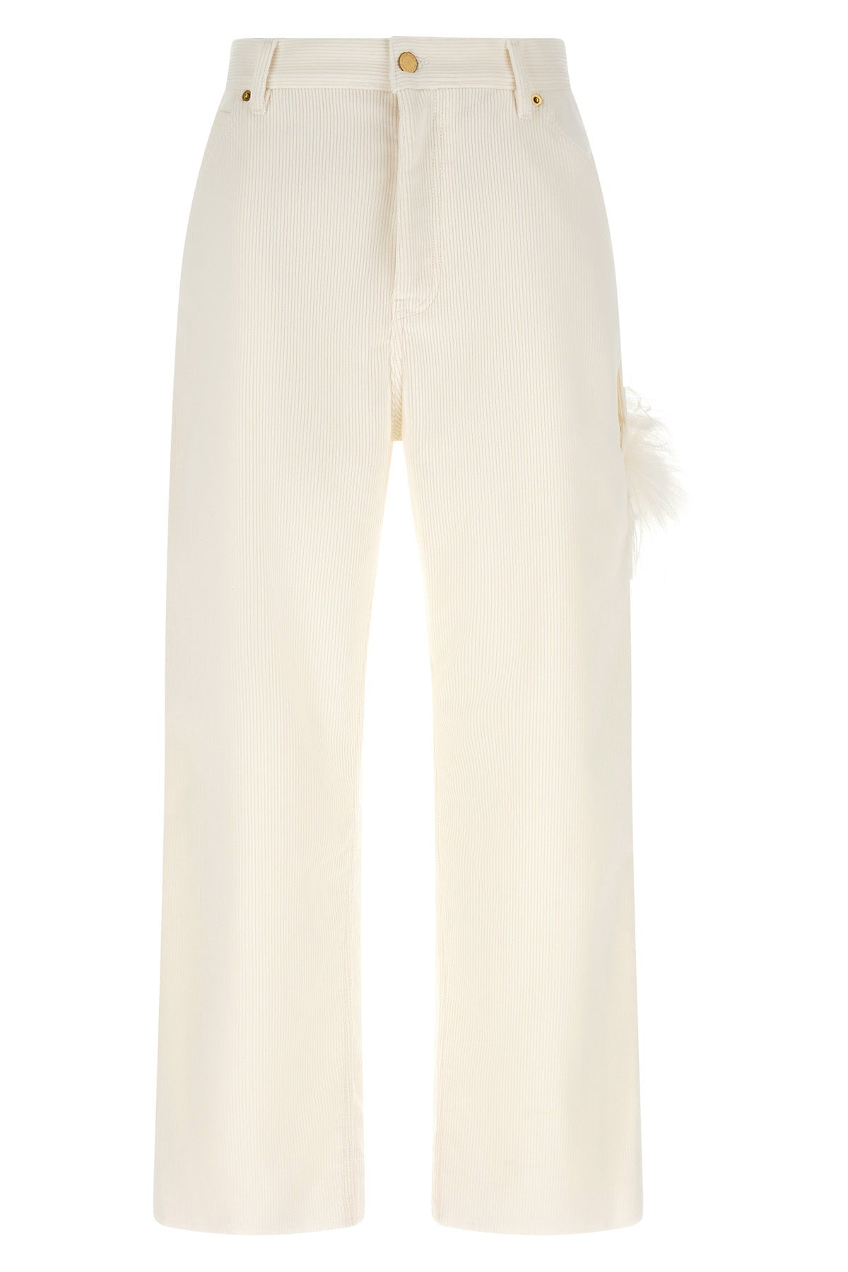 DARKPARK Carpenter Pants - Feather Detail
