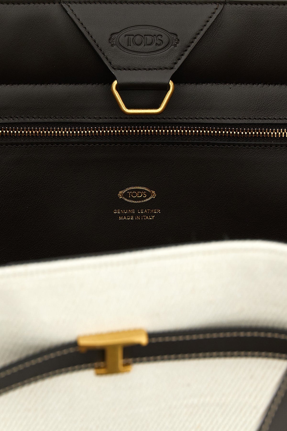 Tod's Tote Bag With T Timeless Plaque