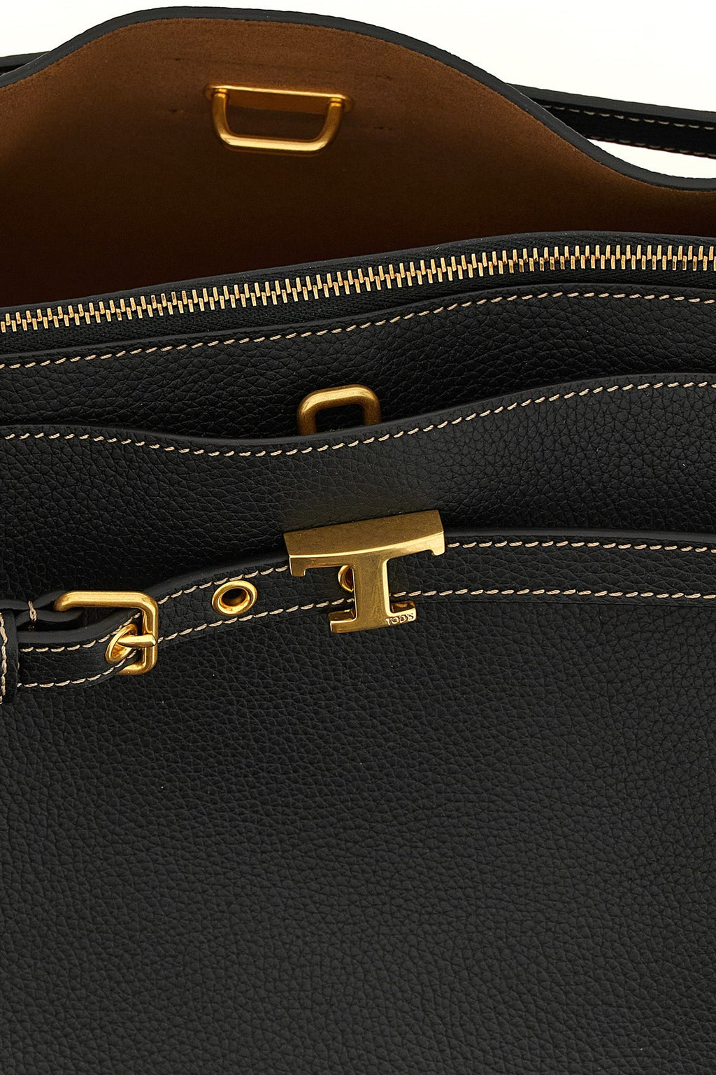 T Signature Small Top Handle Bag