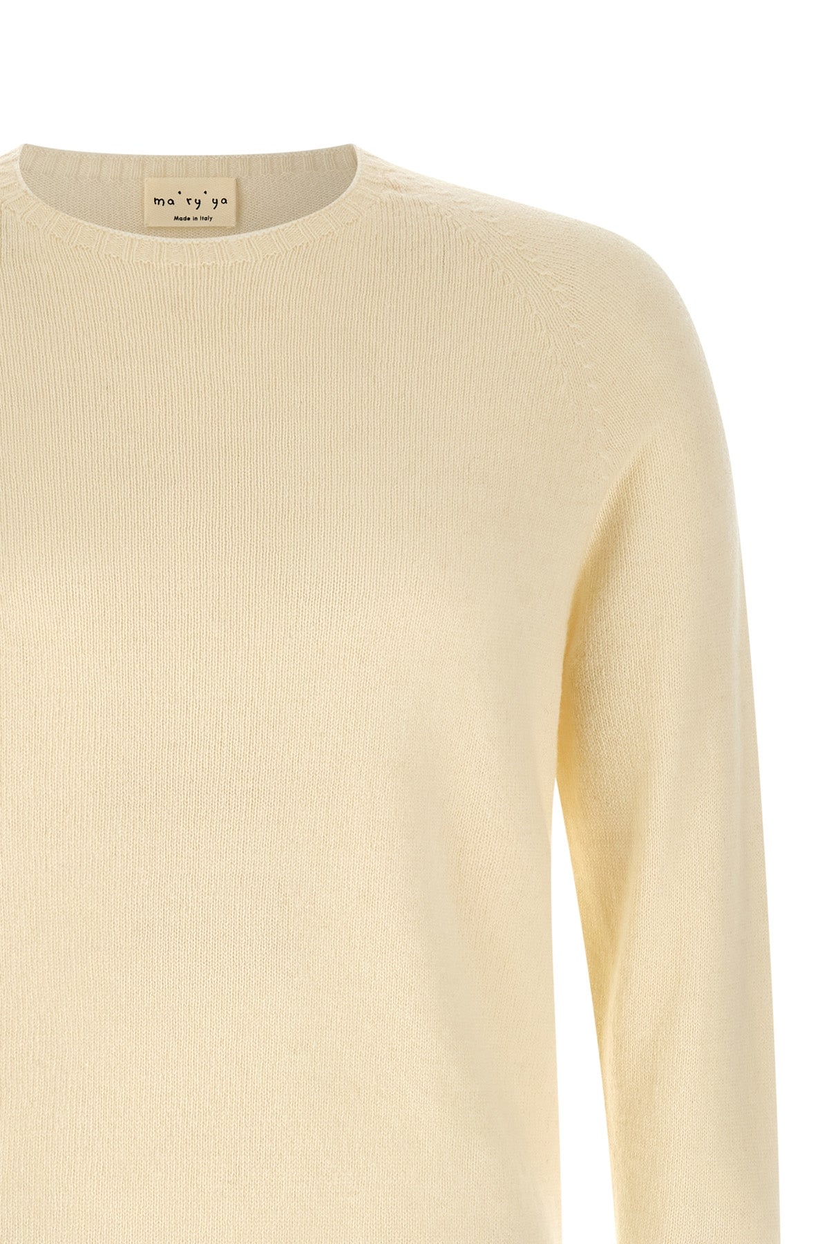 Crewneck Sweater with Side Slits