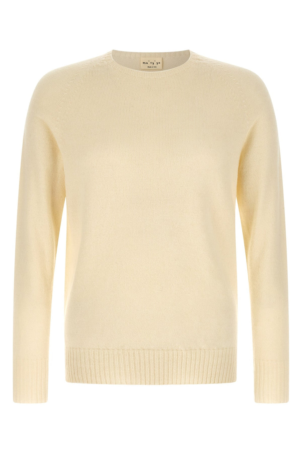 Crewneck Sweater with Side Slits