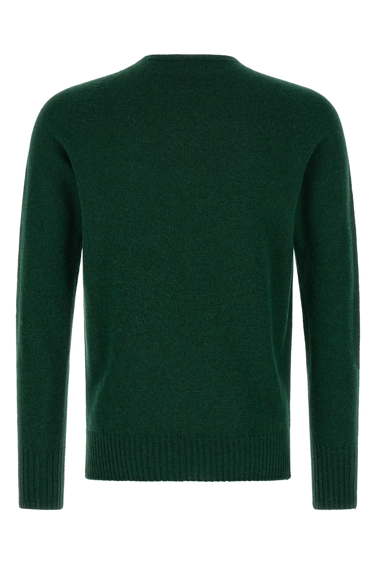 Crew-Neck Sweater with Side Slits