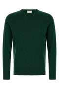 Crew-Neck Sweater with Side Slits