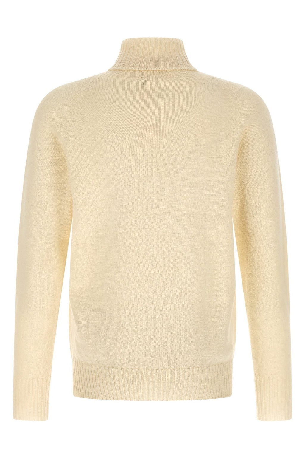 Turtleneck Sweater with Side Slits