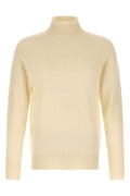 Turtleneck Sweater with Side Slits