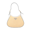 Paglia Spazzolato Shoulder Bag Naturale White