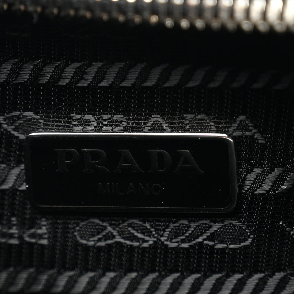 Tessuto Nylon Saffiano Mini Re-Edition 2005 Bag Black