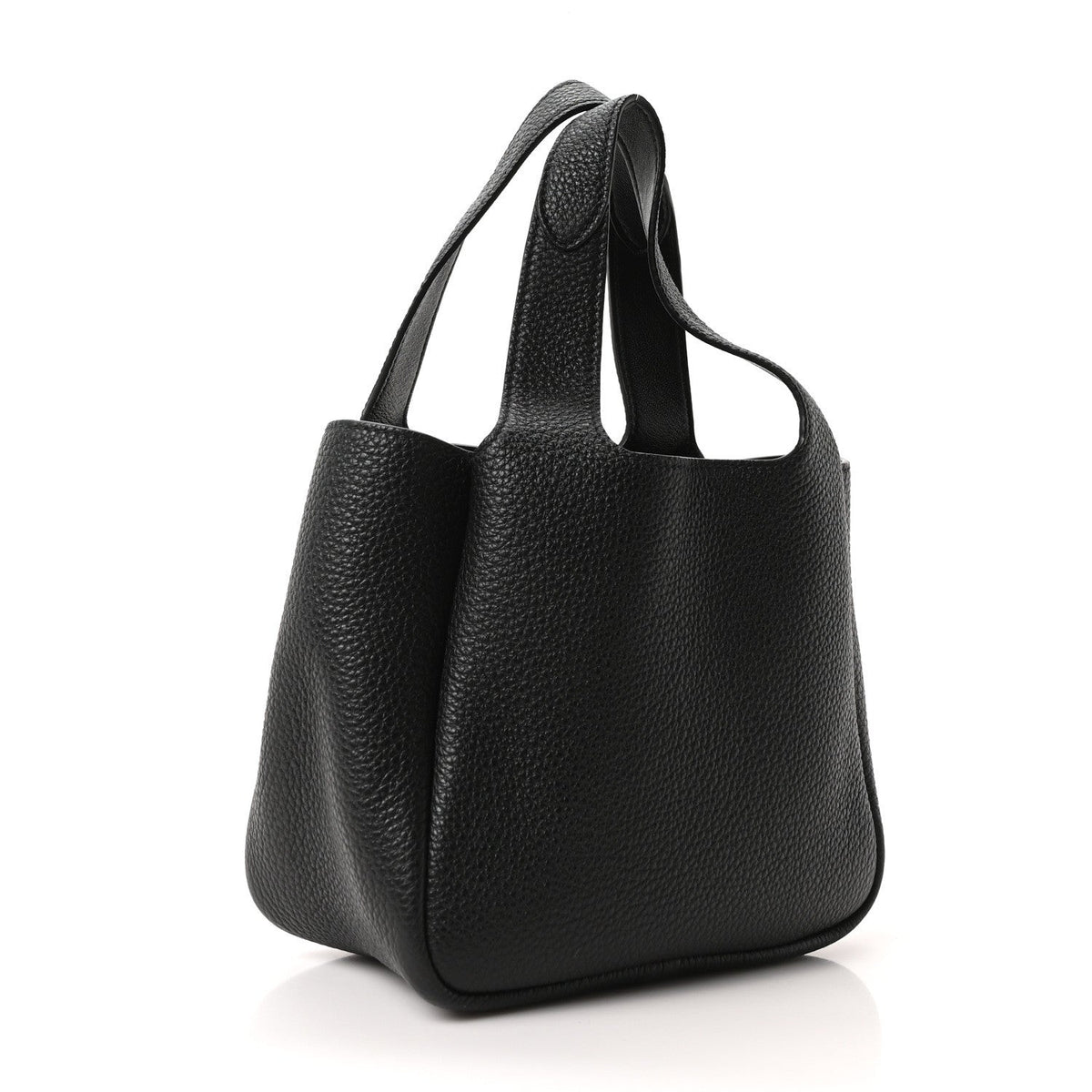 Vitello Daino Soft Mini Dynamique Tote Black