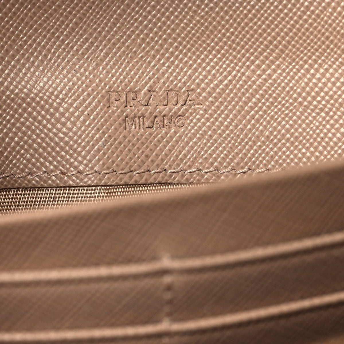 Saffiano Metal Continental Flap Wallet Cammeo