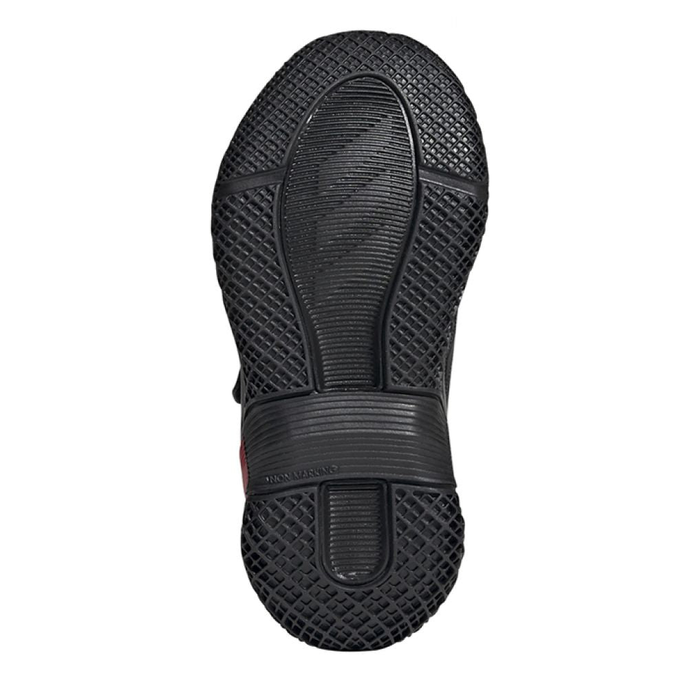 Adidas Youth's Star Wars 4uture RNR in Core Black/Scarlet