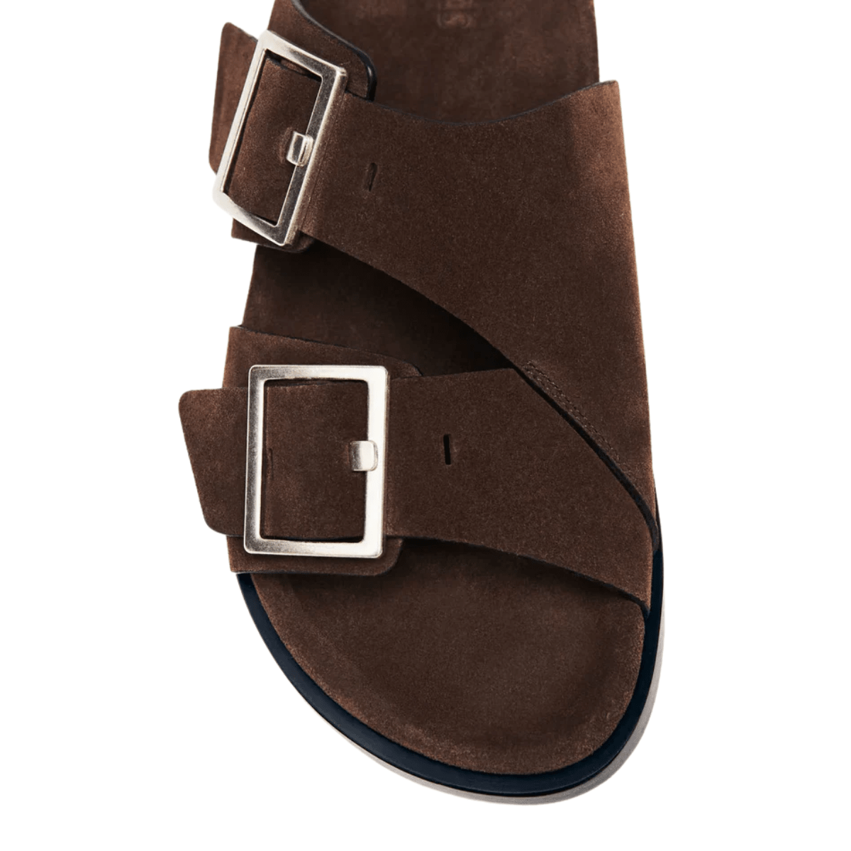 Alohas Women's Alba Sandal in Suede Brown