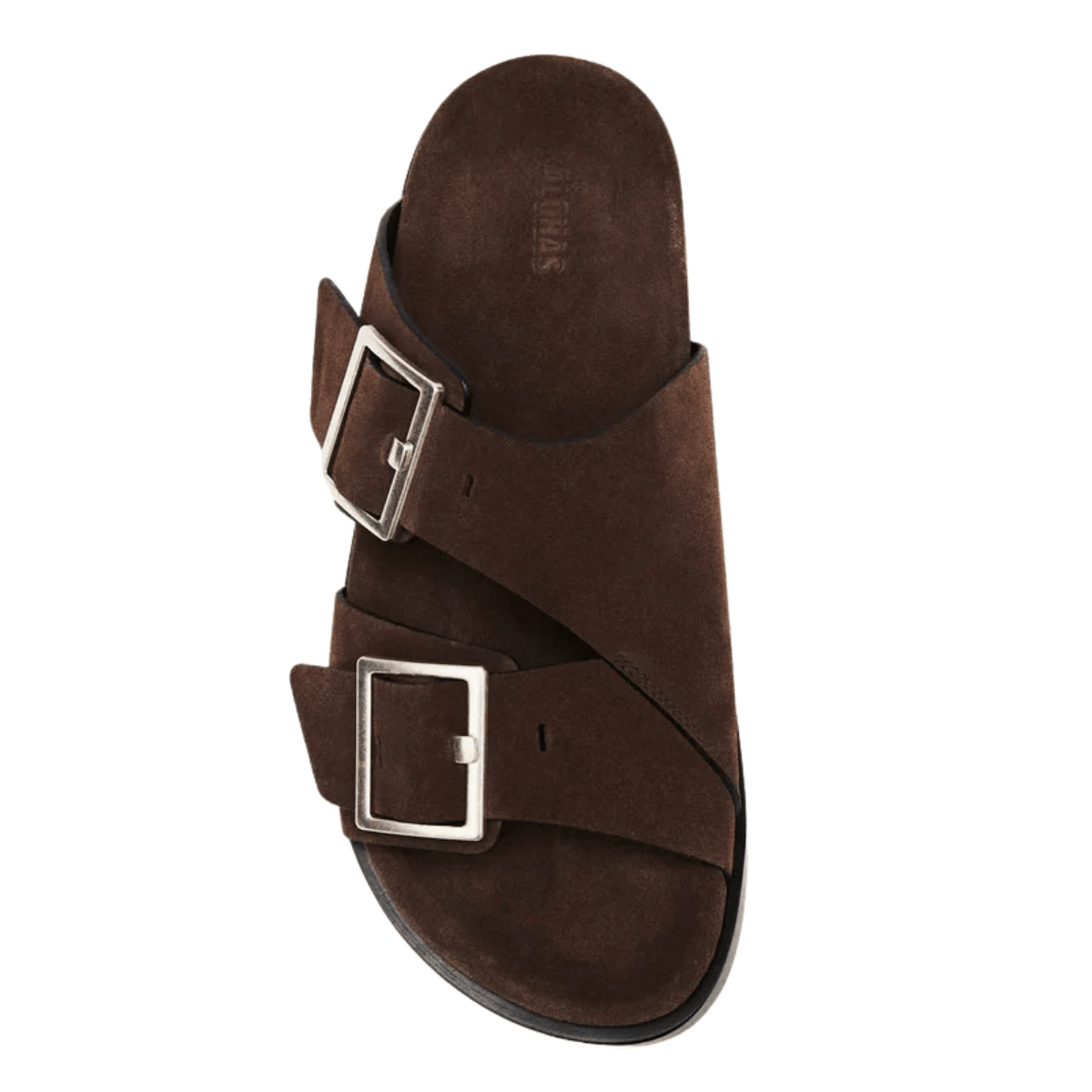 Alohas Women's Alba Sandal in Suede Brown