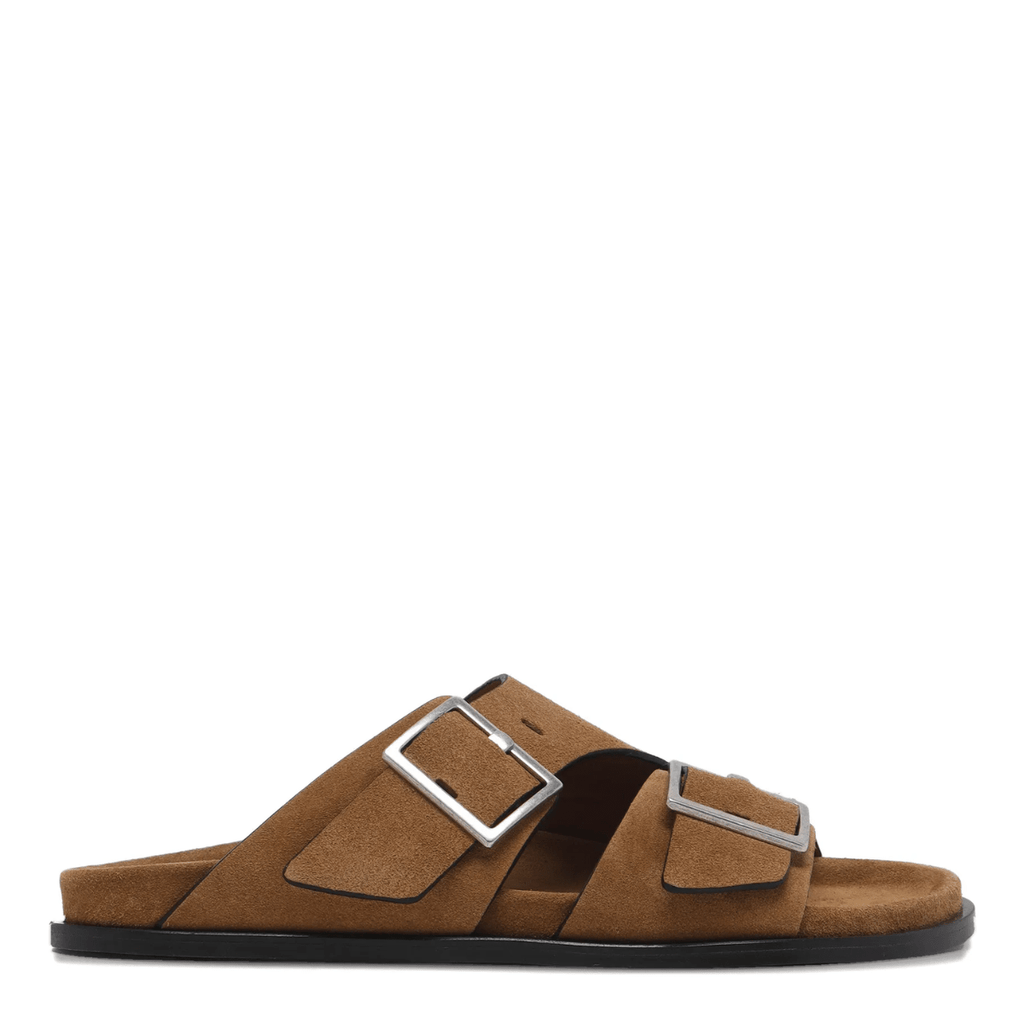 Alohas Women's Alba Sandal in Suede Tan