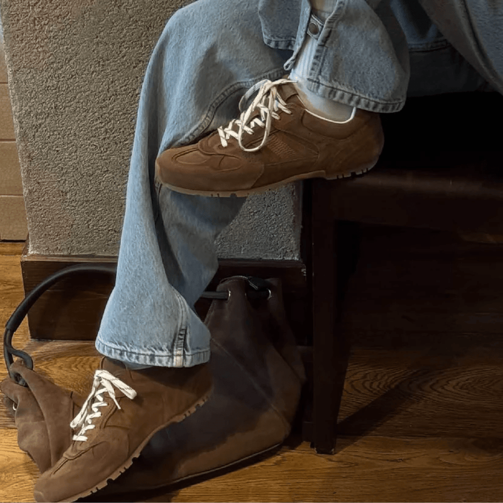 Alohas Women's Tb.56 in Suede Brown Leather