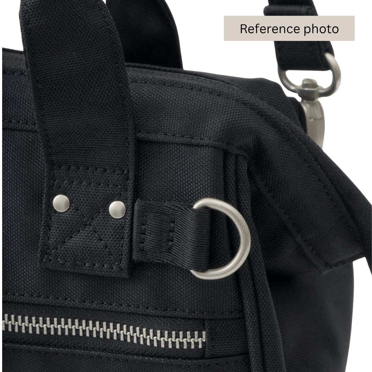 Anello Cross Bottle 2 Way Mini Shoulder Bag in Black