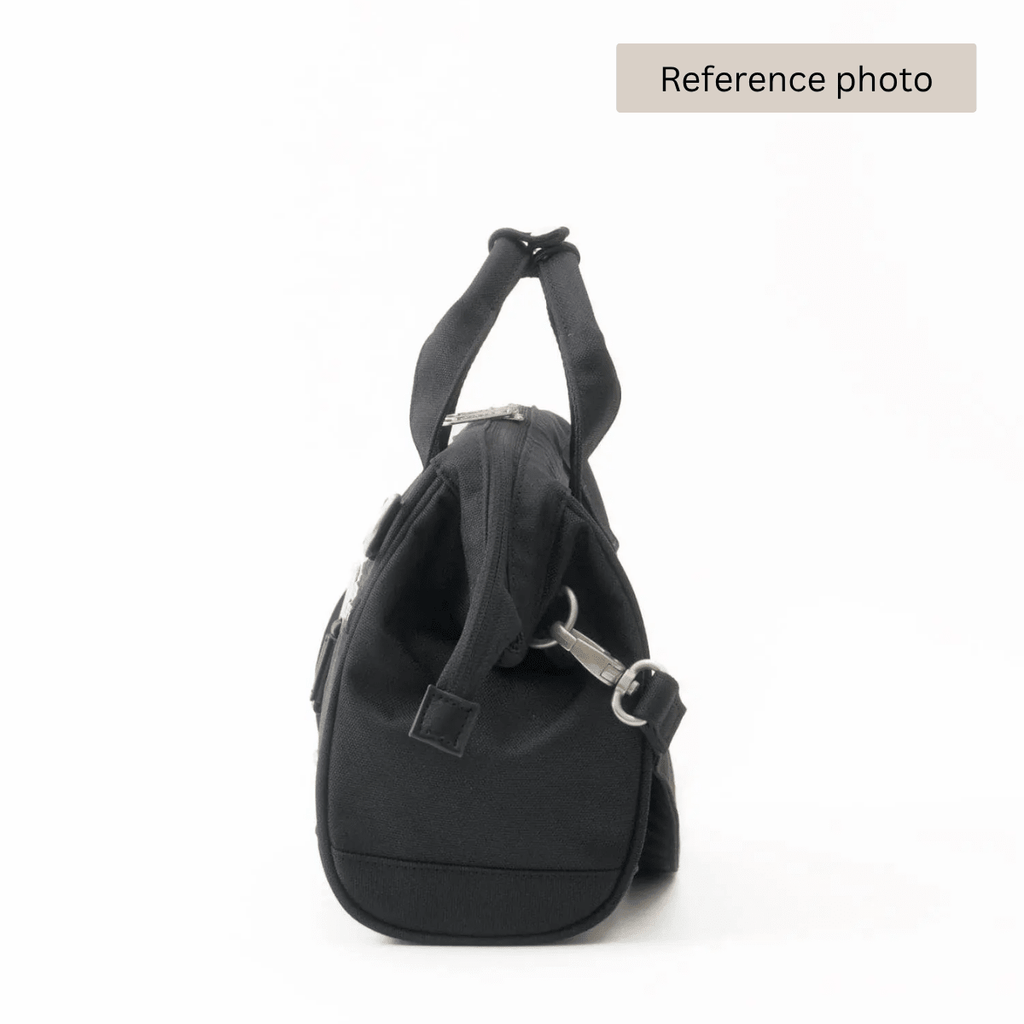 Anello Cross Bottle 2 Way Mini Shoulder Bag in Black