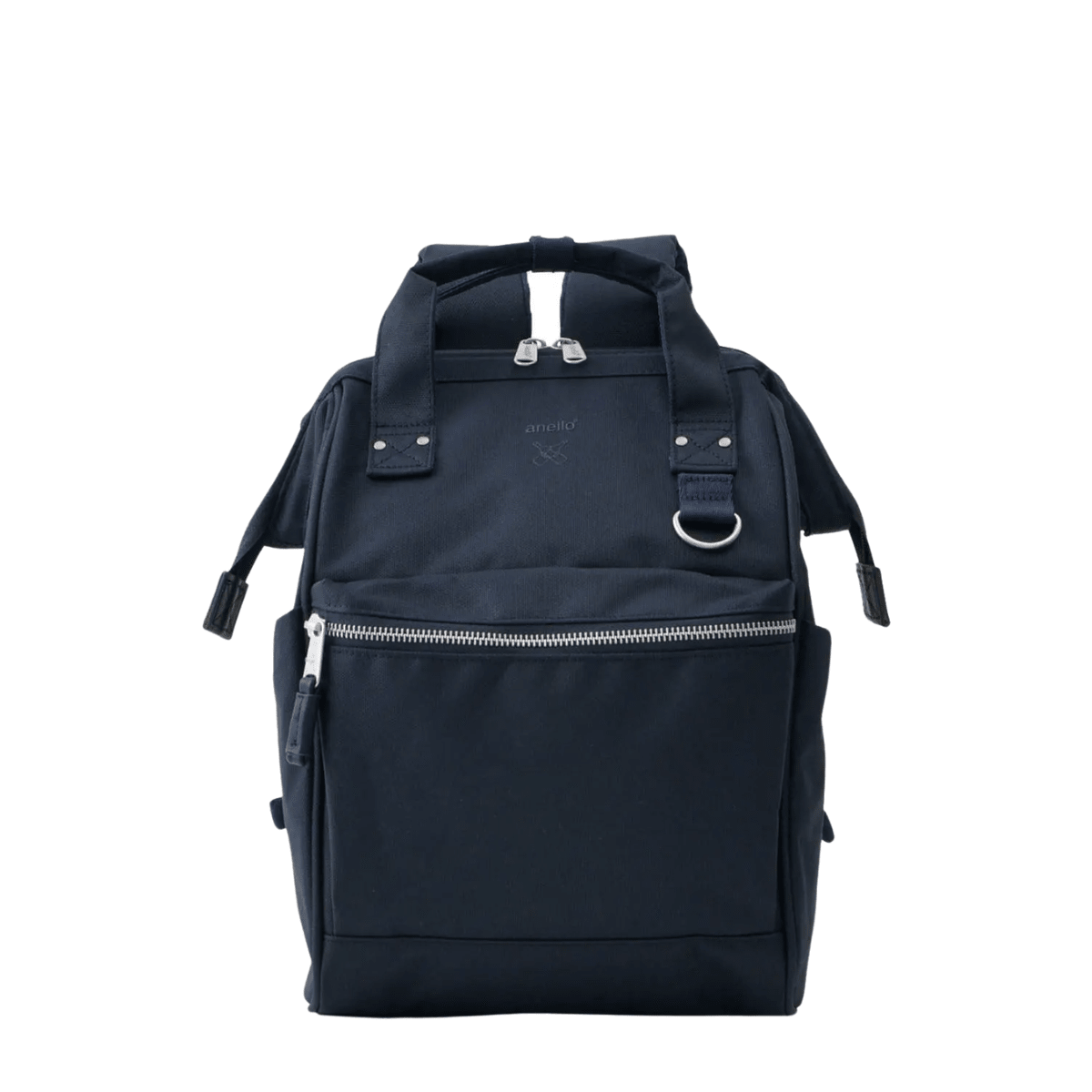 Anello Cross Bottle Backpack Small in Navy