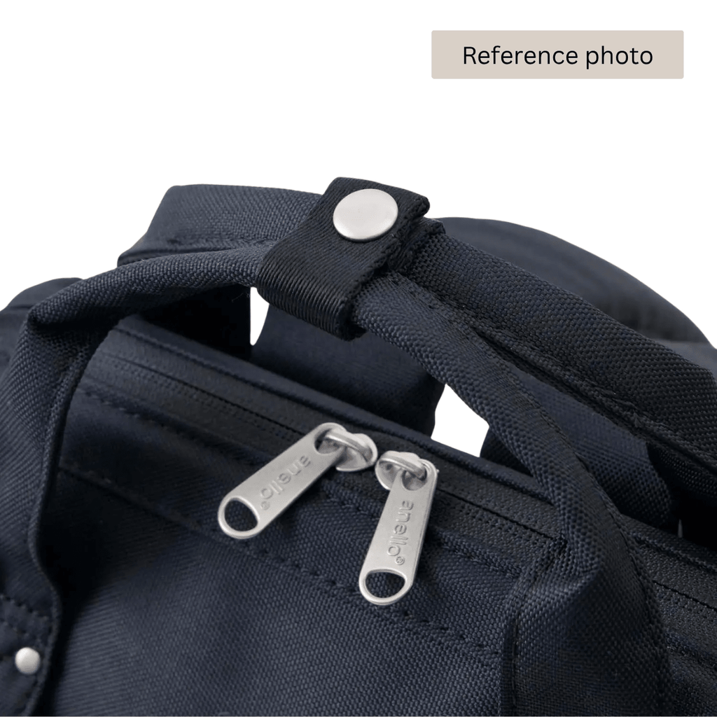 Anello Cross Bottle Backpack Small in Navy