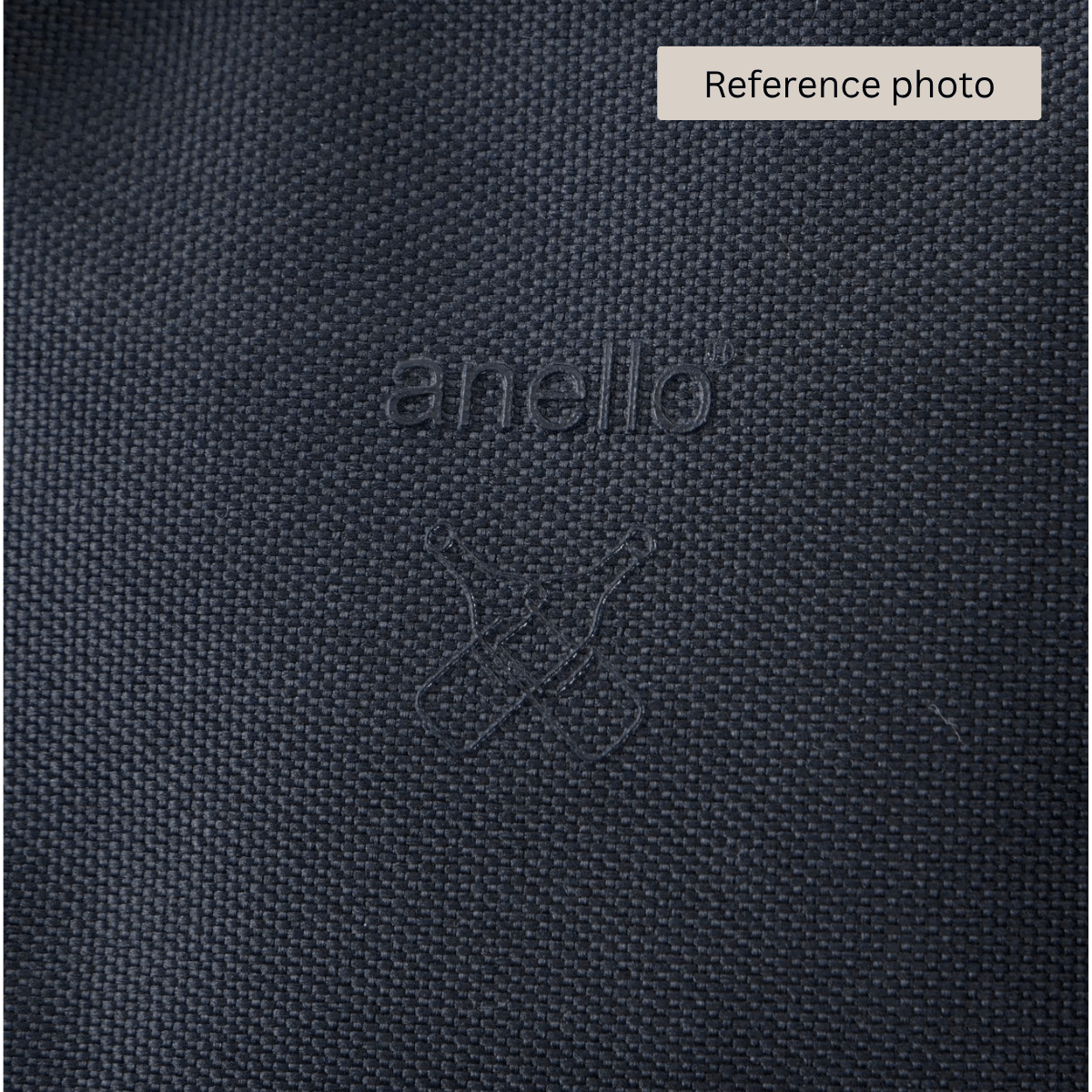 Anello Cross Bottle Backpack Small in White Black