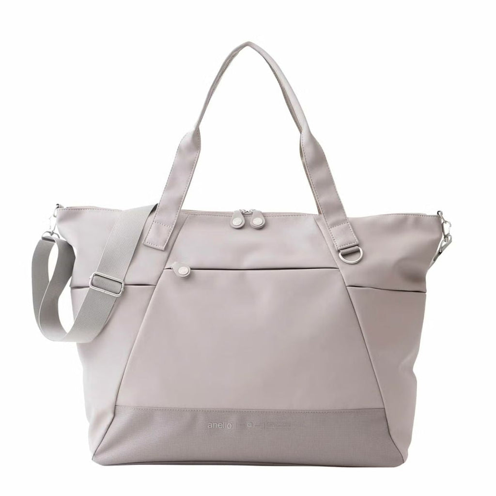 Anello Seek 2-Way Tote Bag in Grey Beige