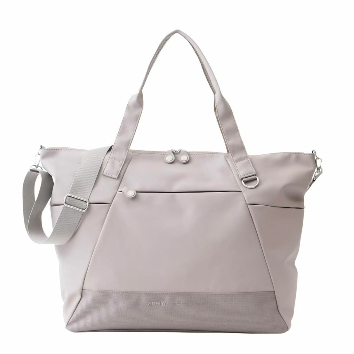 Anello Seek 2-Way Tote Bag in Grey Beige