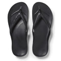 Archies Arch Support Flip Flops in Black
