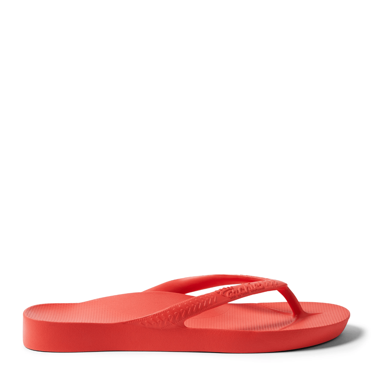 Archies Women's Arch Support Flip Flops in Coral