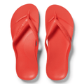 Archies Women's Arch Support Flip Flops in Coral