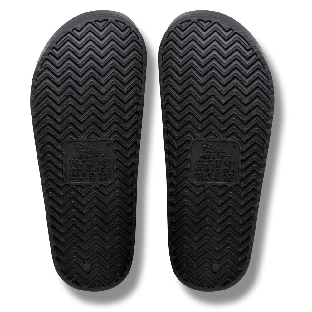 Archies Arch Support Slides in Black