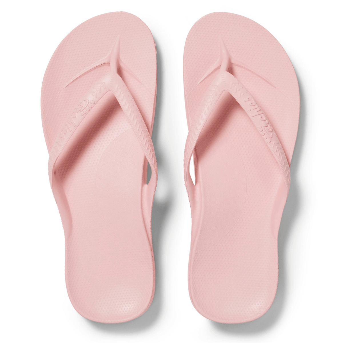 Archies Women's Arch Support Flip Flops in Pink