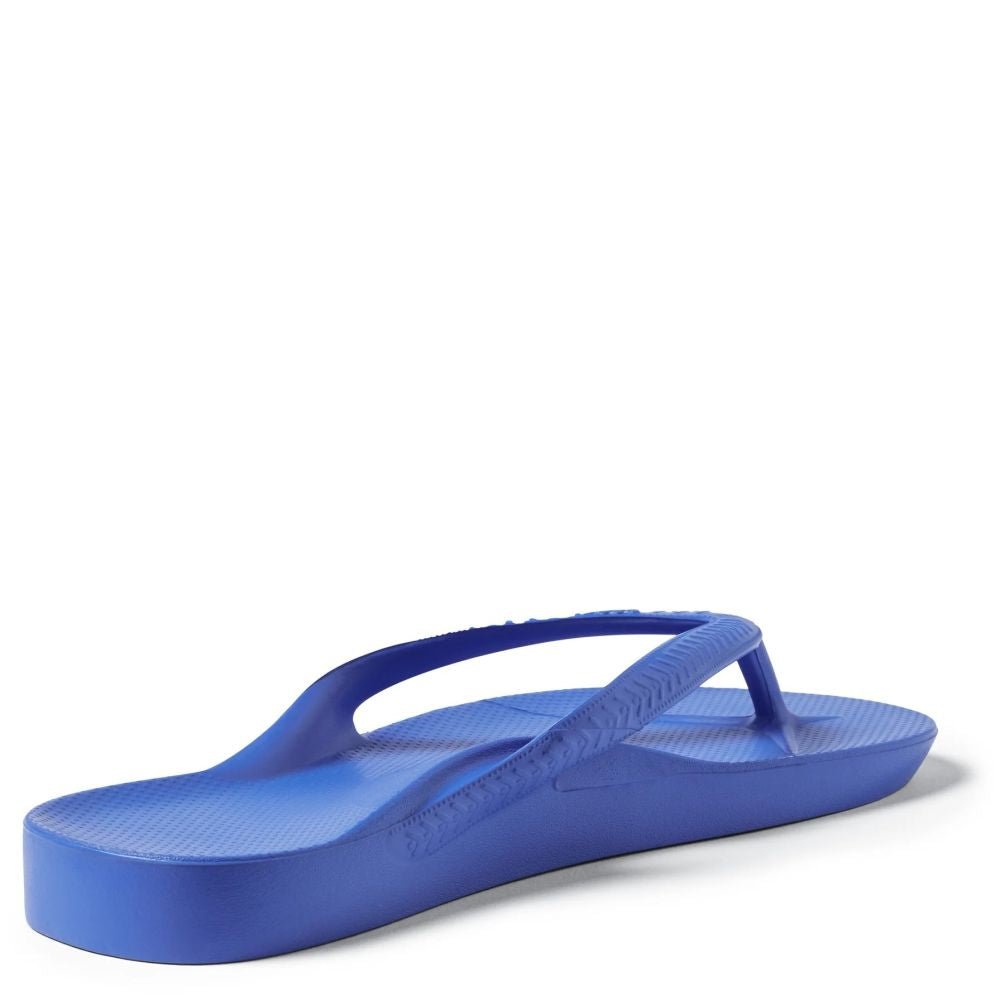 Archies Arch Support Flip Flops in Royal Blue
