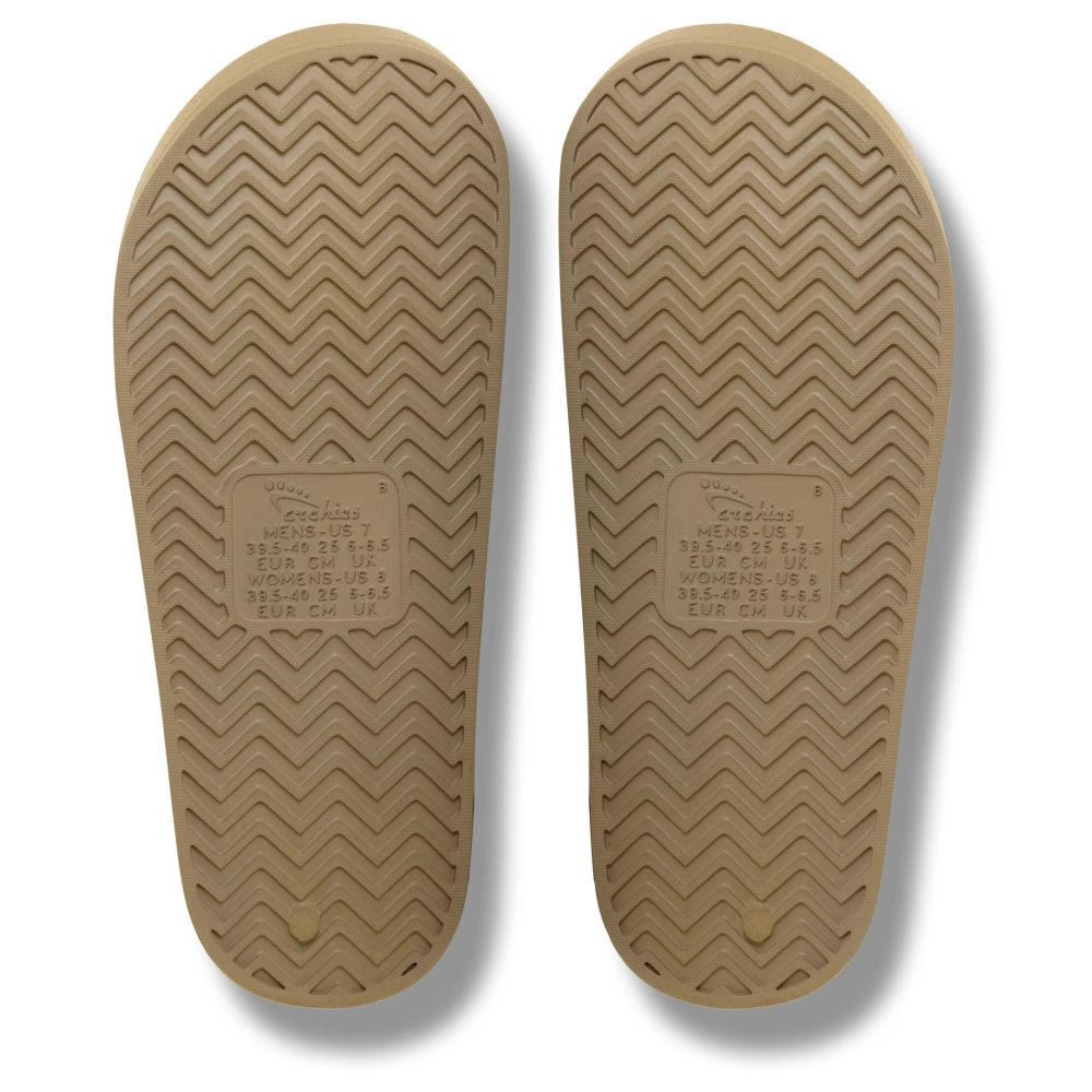 Archies Arch Support Slides in Taupe