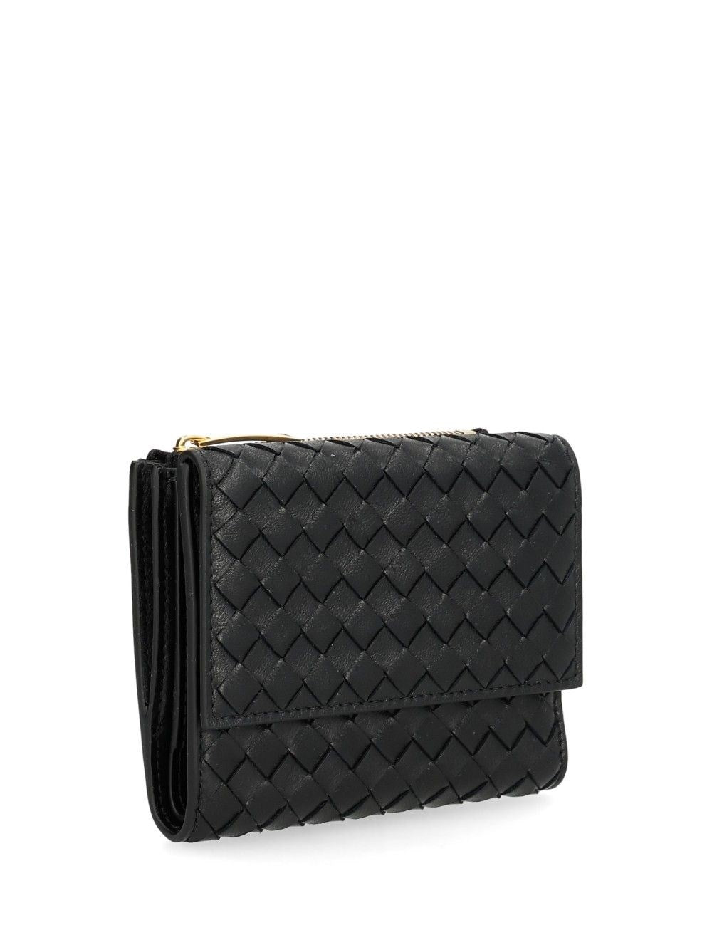 Bottega Veneta Women Small "Bi-Fold" Woven Wallet